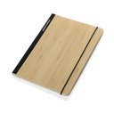 Блокнот Scribe с обложкой из бамбука, А5, 80 г/м² для нанесения логотипа