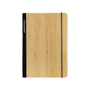 Блокнот Scribe с обложкой из бамбука, А5, 80 г/м² для нанесения логотипа
