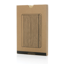 Блокнот Scribe с обложкой из бамбука, А5, 80 г/м² для нанесения логотипа
