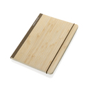 Блокнот Scribe с обложкой из бамбука, А5, 80 г/м² для нанесения логотипа