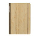 Блокнот Scribe с обложкой из бамбука, А5, 80 г/м² для нанесения логотипа