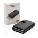 Алюминиевый картхолдер Standard с PU кошельком и защитой RFID для нанесения логотипа