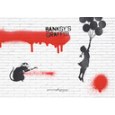 Блокнот линованный Pininfarina Banksy Крыса из каменной бумаги, А5 для нанесения логотипа
