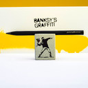 Набор Pininfarina Banksy Метатель цветов: карандаш SMART с бетонной подставкой для нанесения логотипа