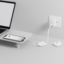 Кабель Xoopar ICE-R с ретрактором 2 в 1, разъёмы USB-C и Lightning, 60 Вт для нанесения логотипа