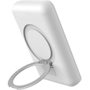 Беспроводная зарядная станция "White" 2в1 для Apple/Apple watch с покрытием Soft Touch, 10000 Mah (Белый) для нанесения логотипа