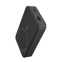 Аккумулятор "Hank" с функцией беспроводной зарядки, 10 000 mAh (Чёрный) для нанесения логотипа