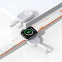 Беспроводное зарядное устройство для часов Apple Watch "Milton", белый (белый) для нанесения логотипа