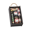 Подарочный набор деликатесов №115 "Genovese", 7 продуктов (Коричневый) для нанесения логотипа