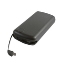 Аккумулятор "Blake" с функцией сверхбыстрой зарядки, 20 000 mAh (черный) для нанесения логотипа