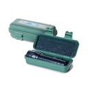 Фонарь светодиодный с USB-зарядкой, боковой лампой и стробоскопом, "Damon", черный (черный) для нанесения логотипа