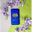 Внешний беспроводной аккумулятор «Reserve X» 8000 mAh, ярко-синий, мерч Бизон для нанесения логотипа