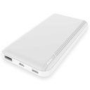 Внешний аккумулятор Optima, 10000 Mah, белый для нанесения логотипа