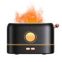Светодиодный USB увлажнитель Milfire, черный для нанесения логотипа