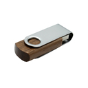Флешка Twist wood 16 Гб wooden color для нанесения логотипа