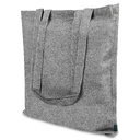 Сумка для покупок Caravan Recycled Melange 140 г/м², серая для нанесения логотипа