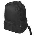 Рюкзак складной Comfort Travel Portable, чёрный для нанесения логотипа