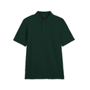 Футболка поло SOFTSTYLE ADULT DOUBLE PIQUE, ТЕМНО-ЗЕЛЕНЫЙ L