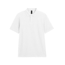 Футболка поло SOFTSTYLE ADULT DOUBLE PIQUE, БЕЛЫЙ 2XL