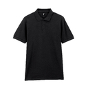 Футболка поло PREMIUM COTTON ADULT DOUBLE PIQUE, ЧЕРНЫЙ 2XL