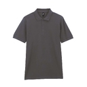 Футболка поло PREMIUM COTTON ADULT DOUBLE PIQUE, ГРАФИТОВЫЙ M для нанесения логотипа