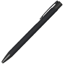 Ручка шариковая Legend Soft Touch Monochrome Requis, черная для нанесения логотипа