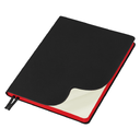 Еженедельник Flexy Latte Soft Touch Black Edition Color A4, черный с красным, датированный на 2026 г, в гибкой обложке для нанесения логотипа