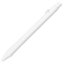 Ручка гелиевая Allegro Soft Grip, пластиковая, белая для нанесения логотипа