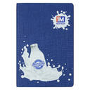 Ежедневник Flexy Sand Print Sample Минская марка А5, синий, недатированный, в гибкой обложке для нанесения логотипа