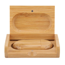 Флеш накопитель USB 2.0 Maple BOX в футляре, клен, дерево/дерево, 32 Gb для нанесения логотипа