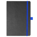 Блокнот Flexy Forest Urban Soft leather  А5, недатированный, с резинкой и петлей для ручки, в гибкой обложке, черно-синий