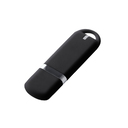 Флеш накопитель USB 2.0 Memo 32GB, пластик Софт Тач, черный/черный