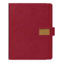 Ежедневник в суперобложке Country Alfa Mocco Business Edition B5, полутвердый, бордовый с золотом для нанесения логотипа