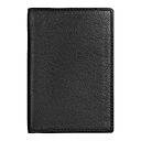 Обложка для паспорта Leather Trend  из нат. кожи, черный для нанесения логотипа
