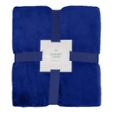 Плед мягкий флисовый Super Soft  Comfort Travel, 125*170 см, синий 654С
