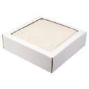 Плед мягкий флисовый Super Soft  Comfort, 125*150 см, бежевый,в подарочной белой крафтовой коробке с окошком для нанесения логотипа