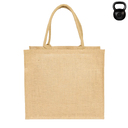 Сумка из джута Caravan Jute, размер 36*40*21 см, бежевая для нанесения логотипа