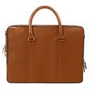Портфель для ноутбука Vancouver Buffalino Leather из натуральной кожи, коричневый для нанесения логотипа