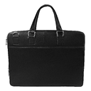 Портфель для ноутбука Stanford Leather из натуральной кожи,  черный для нанесения логотипа