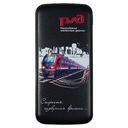 Внешний аккумулятор «Universal» Print Sample "Железные дороги", 10 000 mAH, 5V 2.4 A ,черный