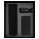 Набор подарочный Solution Prestige Trio (внешний аккумулятор, мультитул, термос), черный для нанесения логотипа