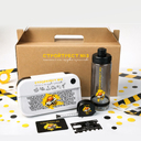 Набор подарочный Solution Everyday Kit Quattro Print Sample "Стройтрест" (мультитул, рулетка, ланч бокс, бутылка для воды), черный