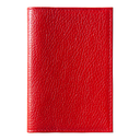Обложка для паспорта Leather Sky Flotter Trend из натуральной кожи, красная