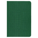 Блокнот Forest Alfa Polo Linen А5, недатированный, в твердой обложке, зеленый