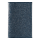 Обложка для автодокументов Leather Sky Flotter Sun из натуральной кожи, темно-синяя