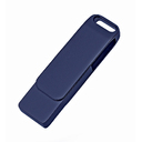 Флеш накопитель Bergamo, USB 2.0 16GB, металл, темно-синий для нанесения логотипа