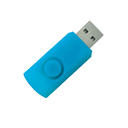 Корпус для флеш накопителя Twister 16GB, пластик Софт Тач, голубой для нанесения логотипа