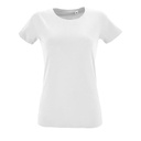 Футболка женская Regent Fit Women белая, размер L для нанесения логотипа