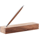 Шариковая ручка Cambiano Shiny Chrome Walnut для нанесения логотипа