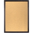 Плакетка Plaque, большая, венге с золотистой пластиной для нанесения логотипа